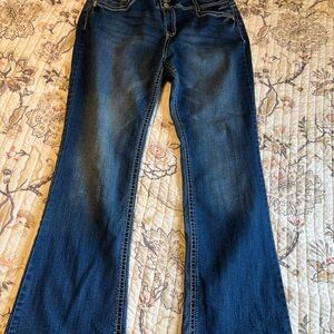 Wallflower Dark Blue Flare Jeans